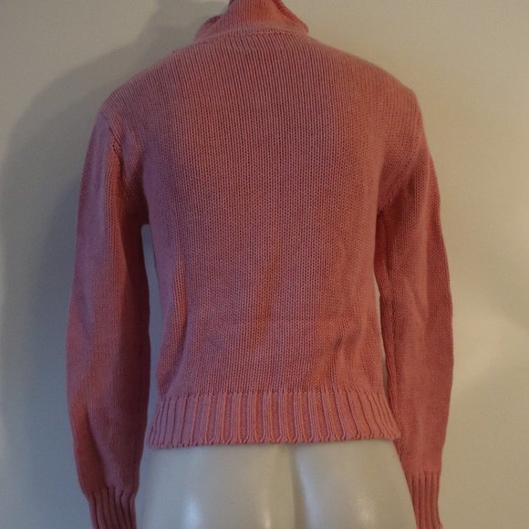 Womens The Westside Pink Turtleneck Sweater S - Picture 5 of 6